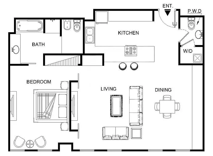 Lux The Elegant Difc Suite 2 Dubai Apartment